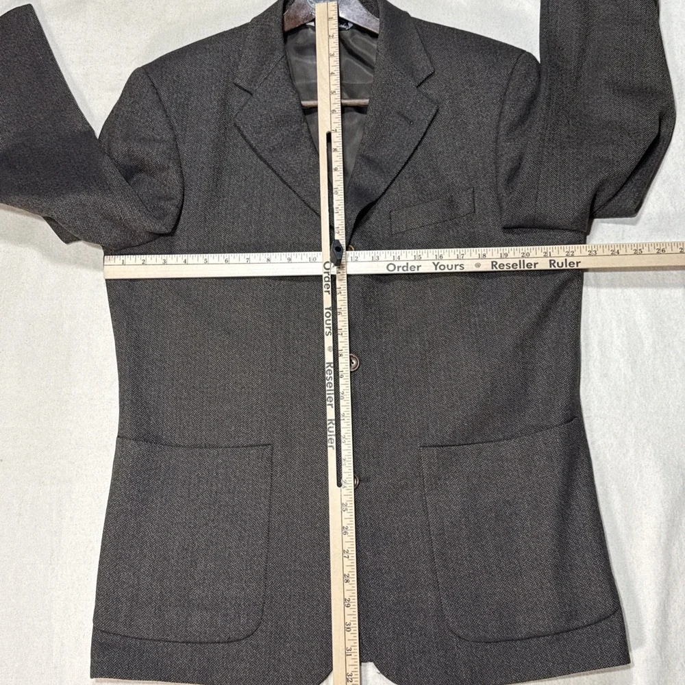 Croft Sport Coat Mens 42 Brown LambsWool Twill  Baracuta Soft Super Fine Lamb